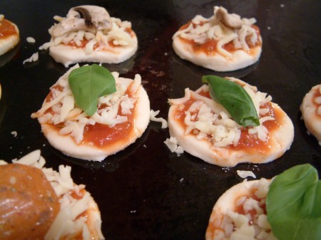 readyto bake mini Pizzas