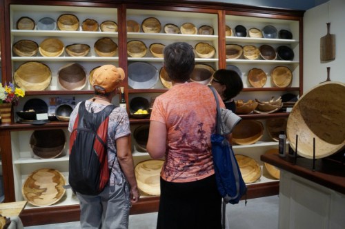 There are also several vendors offering specialty items such as stonecraft, boards and bowls, and flowers. All are locally sourced.